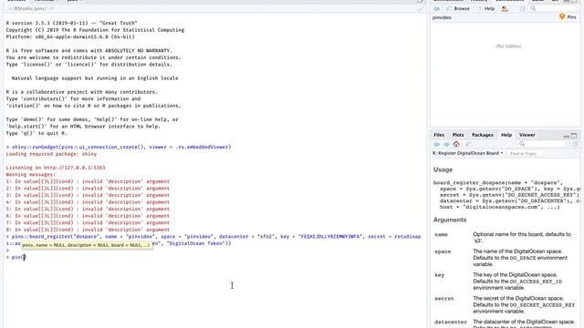 Using pins with DigitalOcean смотреть онлайн