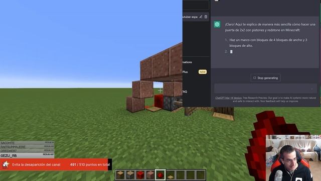 MINECRAFT - RETO DE REDSTONE A CHATGPT смотреть онлайн