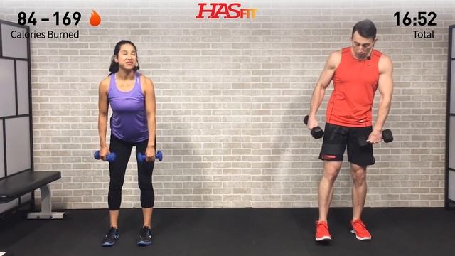 30 Min Beginner Weight Training for Beginners Workout Strength Training Dumbbell Workouts Women Men смотреть онлайн