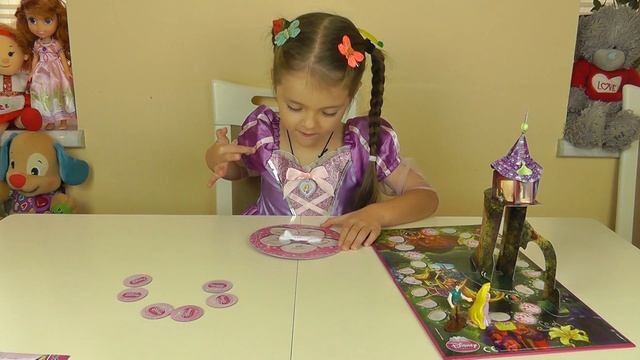 Настольная игра Башня Рапунцель Pop-up Magic Tangled Game смотреть онлайн