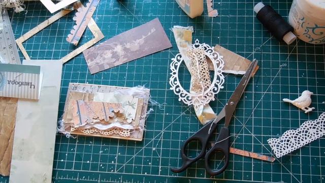 МК "Мини открытка Old Friends" смотреть онлайн