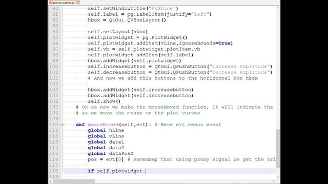 How to make a basic GUI for interactive plot in Python | PyQt5 | PyQtGraph смотреть онлайн
