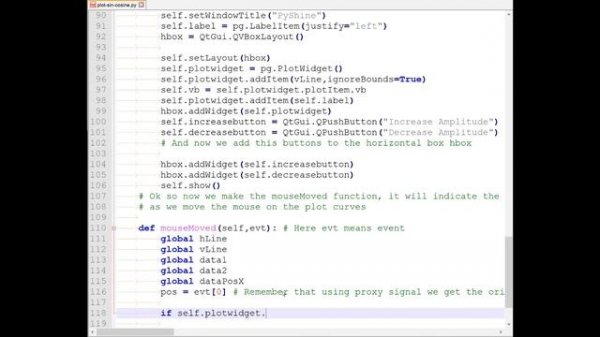 How to make a basic GUI for interactive plot in Python | PyQt5 | PyQtGraph