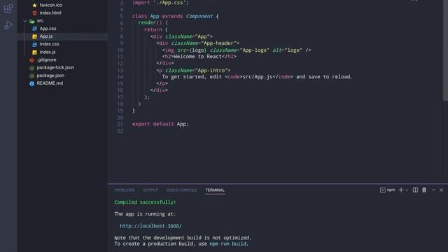 react intro with file structure смотреть онлайн