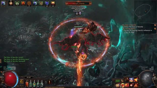 RF vs Eater of Worlds deathless with trash gears | PoE 3.17 Siege of Atlas смотреть онлайн