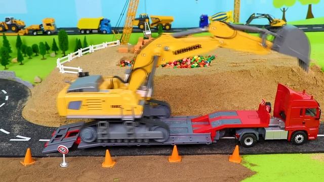 The field gets Harvested by a Tractor