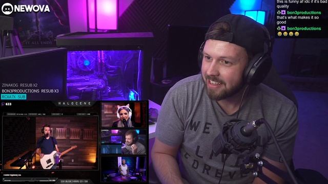 REACT-CEPTION HALOCENE REACTING TO MY REACT LIVE ON TWITCH WHILE I'M LIVE ON TWITCH TWITCH-CEPTION смотреть онлайн