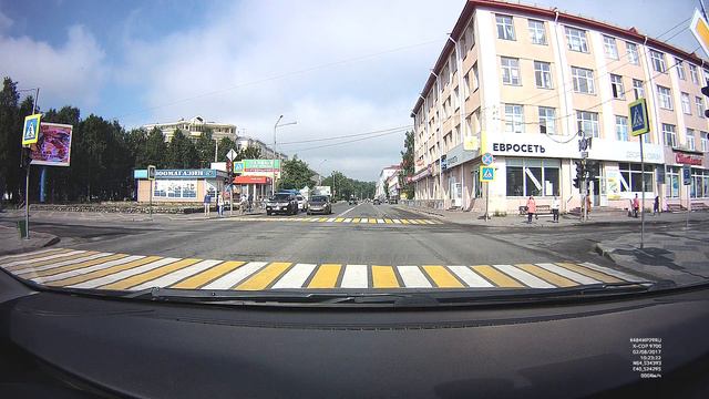 Архангельск, Проезд на красный сигнал светофора. смотреть онлайн