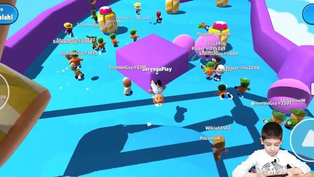 Stumble Guys # 1 \ Стамбл Гайс \ Нереально крутая Бегалка!