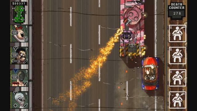 Let's Play Death Skid Marks (part 60 - Lernie's Uzis!) смотреть онлайн