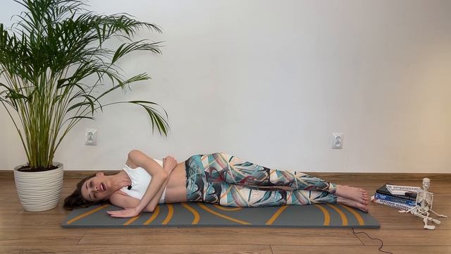 Пилатес для стройных ножек. Махи ног лежа на боку. Side lying series pilates. смотреть онлайн