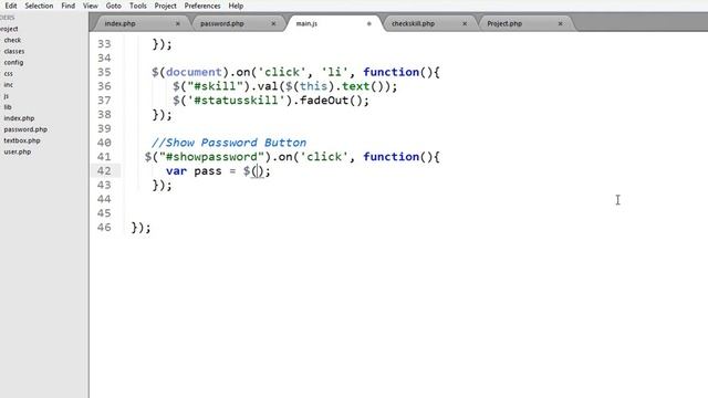PHP OOP, JQuery, Ajax (Show Password Button) Part:04 смотреть онлайн