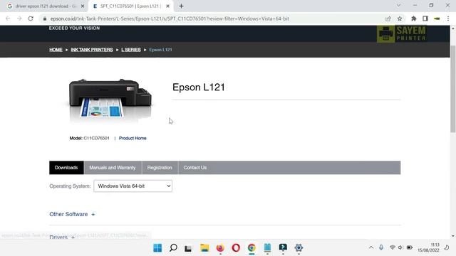 Install Driver Printer Epson L121 Windows 11 SayemPrinter