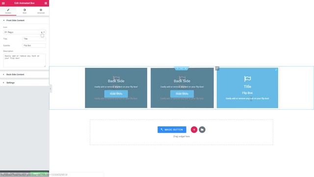 Анимируй двухсторонний блок с Elementor смотреть онлайн