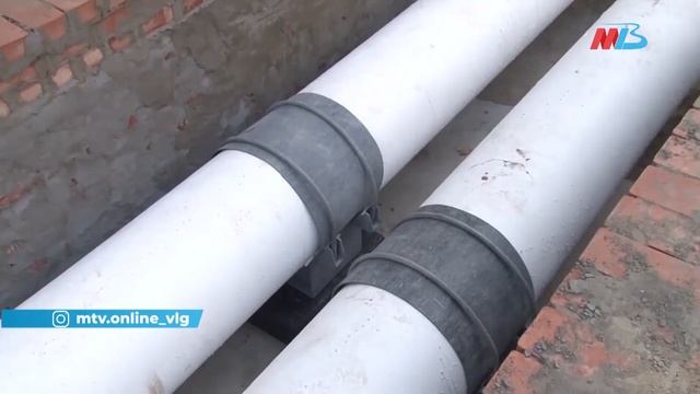 Тепловую магистраль на улице Козловской заменили в Волгограде смотреть онлайн