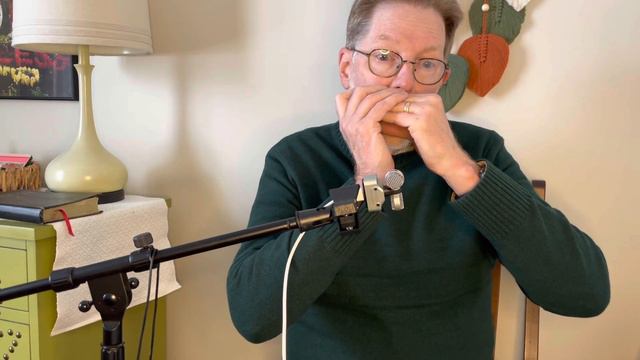 Christmas carol medley on Hohner Echo harmonica смотреть онлайн