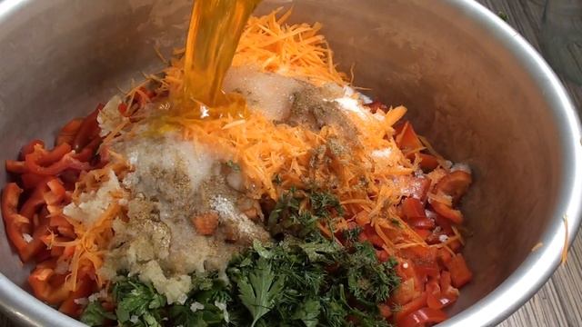 Закуска на зиму из болгарского перца ! Невероятно вкусно !!! смотреть онлайн