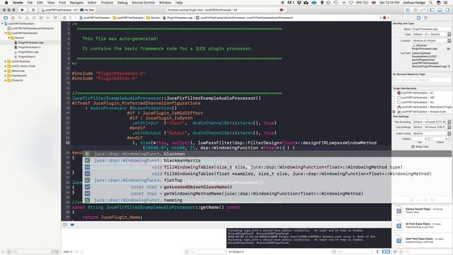 Juce Tutorial 32- Building a Filter Plugin Using the DSP Module (FIR Filter) смотреть онлайн