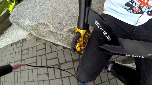 Обзор самоката AirWalk от Tech Team (Трюковой самокат для новичков?) смотреть онлайн