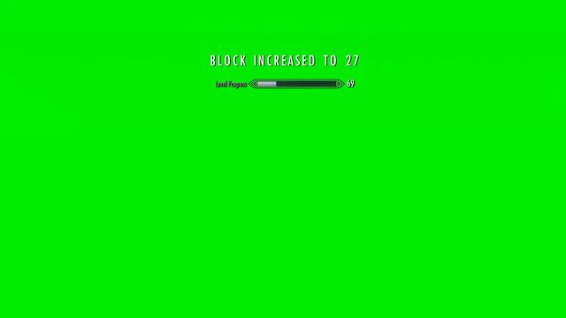 Skyrim Block Increased Green Screen смотреть онлайн