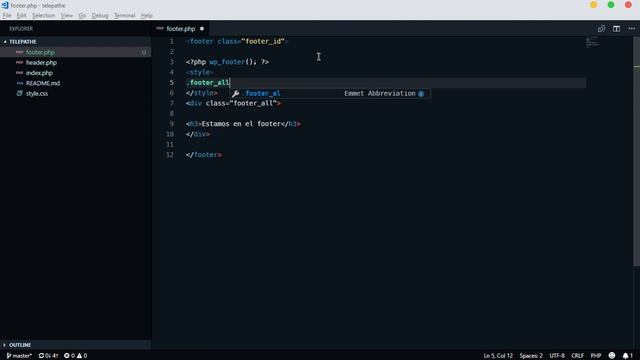 Custo Creación Tema WordPress - Footer.php: Pie de página del tema [PT5] смотреть онлайн
