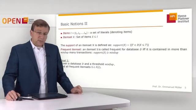 5.1 Frequent Itemset Mining смотреть онлайн