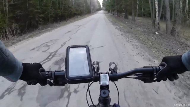 п.в.д. 22.03.20. Жуков-Кременки-Екатериновка и обратно. Велопрогулка от первого лица. смотреть онлайн