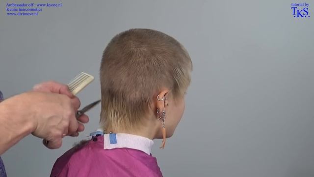 A Chelsea Punk / Rock hairstyle and new color for Marleijn! Tutorial by TKS смотреть онлайн