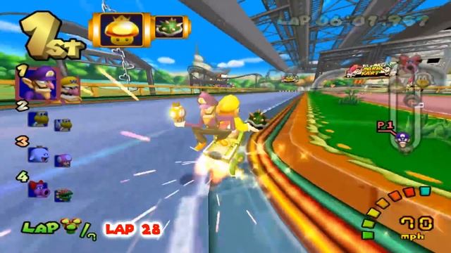 58 Laps of Baby Park - Mario Kart Double Dash Hack смотреть онлайн