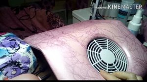 Если пылесос для ногтей выдувает пыль на стол