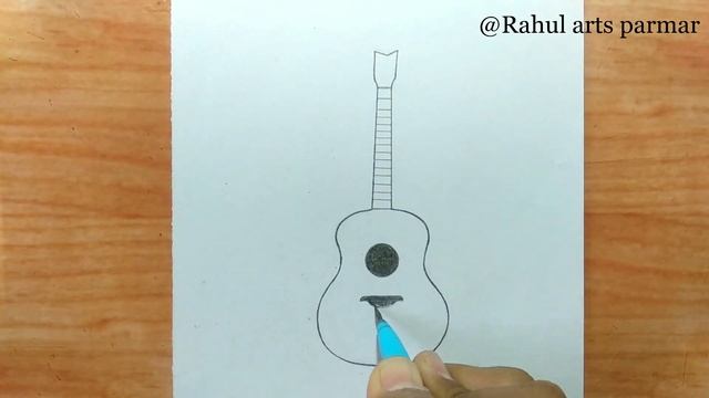 Guitar Drawing | How To Draw A Guitar | Easy Guitar Drawing | How To Draw Guitar | Pencil Sketch смотреть онлайн