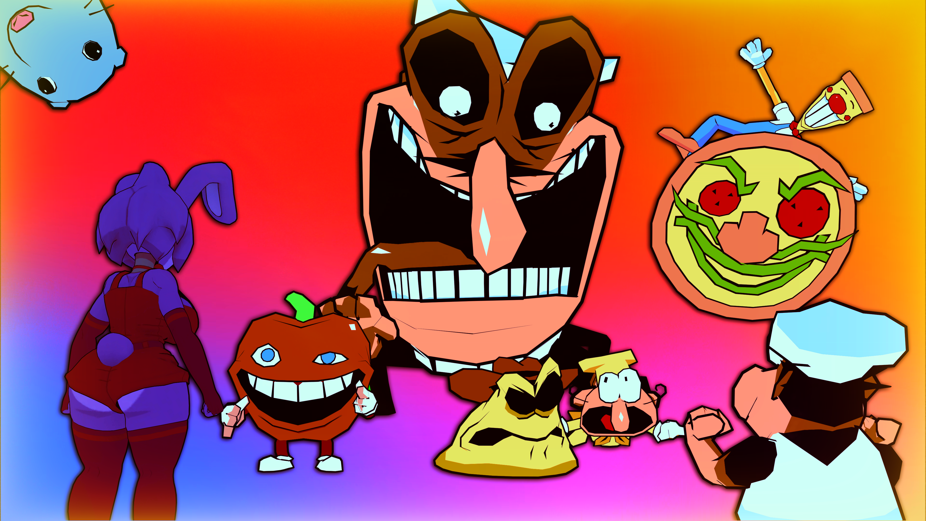 Прохождение Pizza Tower На ℙ Ранг Всех Боссов [Нарезка] смотреть онлайн