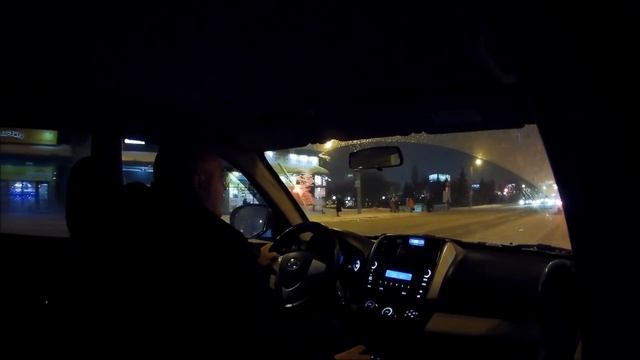 ЛИФАН Х60, поездка по Омску вечером. смотреть онлайн