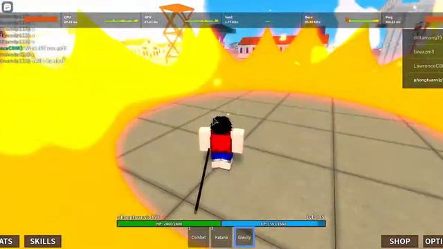 test gravity trong game project one piece смотреть онлайн