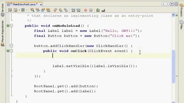 Creating and debugging an Java Enterprise Application with GWT смотреть онлайн