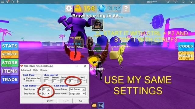 MUSCLE LEGENDS GLITCH/BUG 5 REBIRTH EASY смотреть онлайн