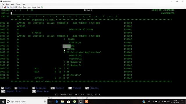 As400 for Beginners | #6 | DSPF Front end File in Detail in As400 with an application Example. смотреть онлайн