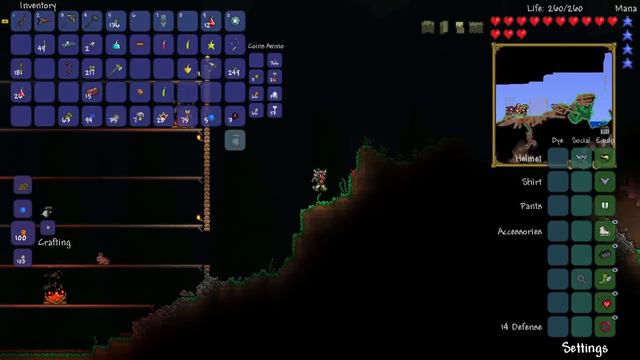 Terraria 1.2.3 PC #15 гоблины и ДВА МОЗГА КТУЛХУ! смотреть онлайн