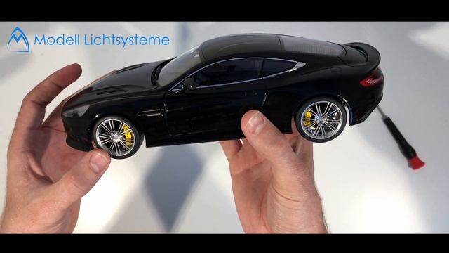 Unboxing Review Autoart diecast model car 1/18 Aston Martin Vanquish смотреть онлайн