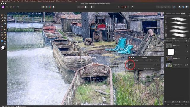 Painted Sketch Effect Affinity Photo смотреть онлайн