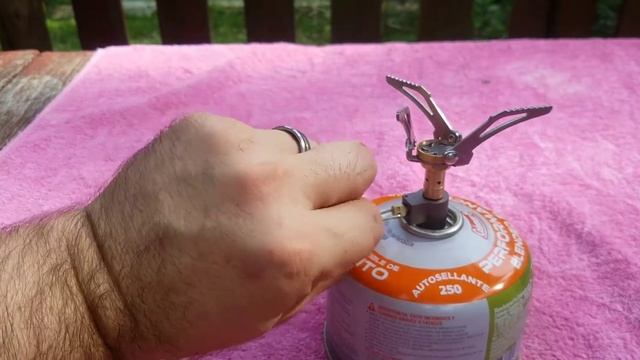 Baligh budget canister camp stove ultralight less then $5 review смотреть онлайн