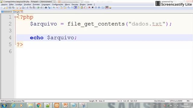 CPW2 - AULA 33 - LER ARQUIVOS смотреть онлайн