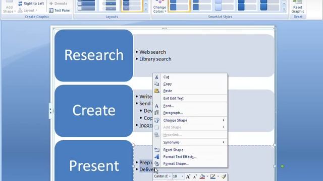 Office 2007 Demo: Create a vertical block list смотреть онлайн
