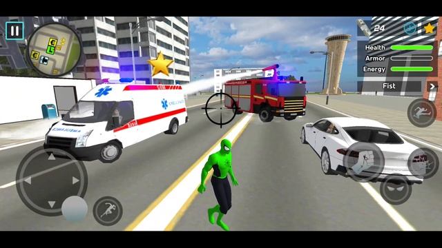 Green Spiderman VS Police Spider Rope Hero:Ninja Gangster Crime Vegas City- Best Android Gameplay смотреть онлайн