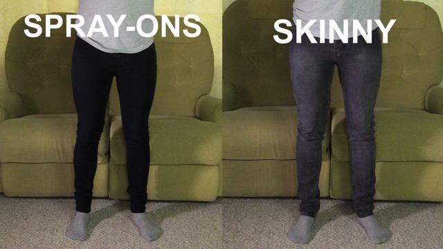 Slim Jeans vs Skinny Jeans vs Spray On Jeans смотреть онлайн