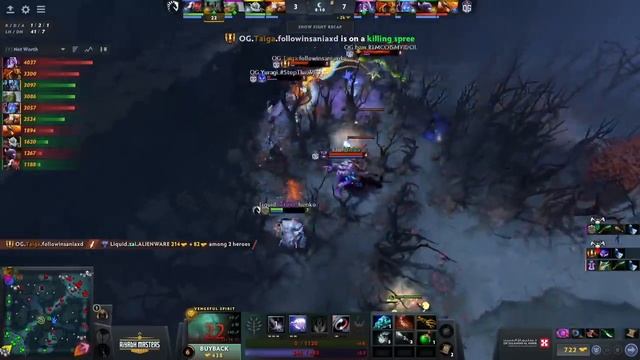 ?ЗАБАВНОЕ ПРОТИВОСТОЯНИЕ ANA ПРОТИВ СВОЕГО БЫВШЕГО ТЕГА | OG vs Team Liquid Riyadh Masters 2022 смотреть онлайн
