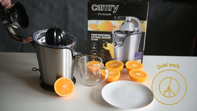 Espremedor Citrinos - Camry CR4006 смотреть онлайн