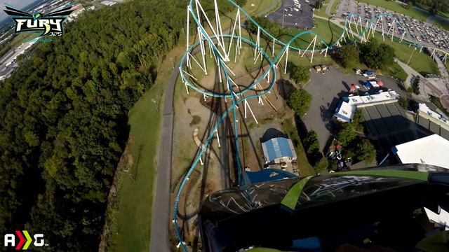 Fury 325 In 4K | Front Seat | POV | Carowinds |