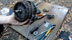 Замена подшипников генератора Almera Classic