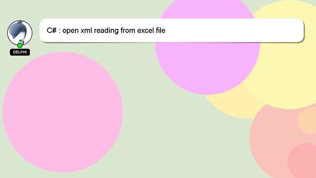 C# : open xml reading from excel file смотреть онлайн